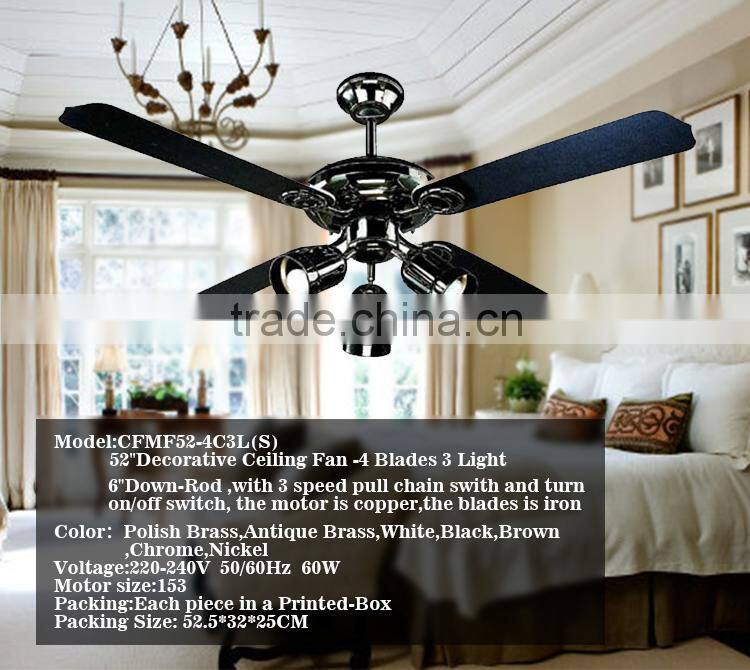 Modern Electric Unique Ceiling Fans With Lights