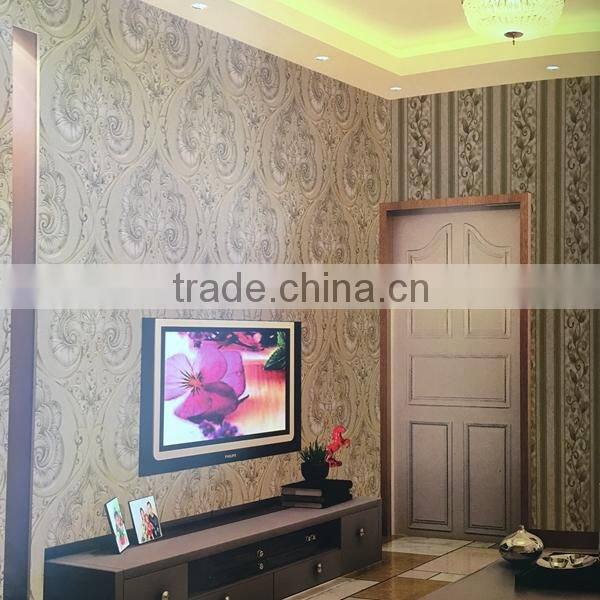luxurious snd noble deep embossed vinyl wallpaper Italy design
