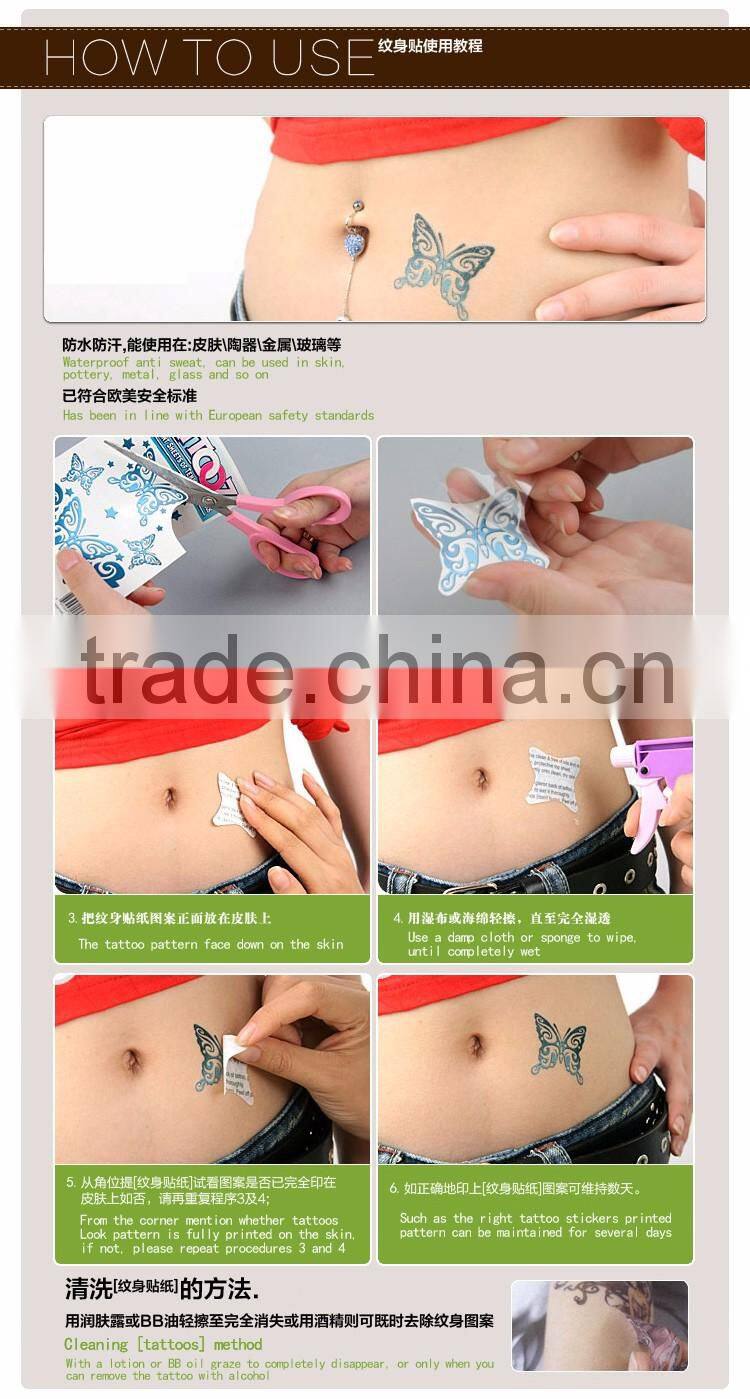 custom strawberry temporary tattoo stickers