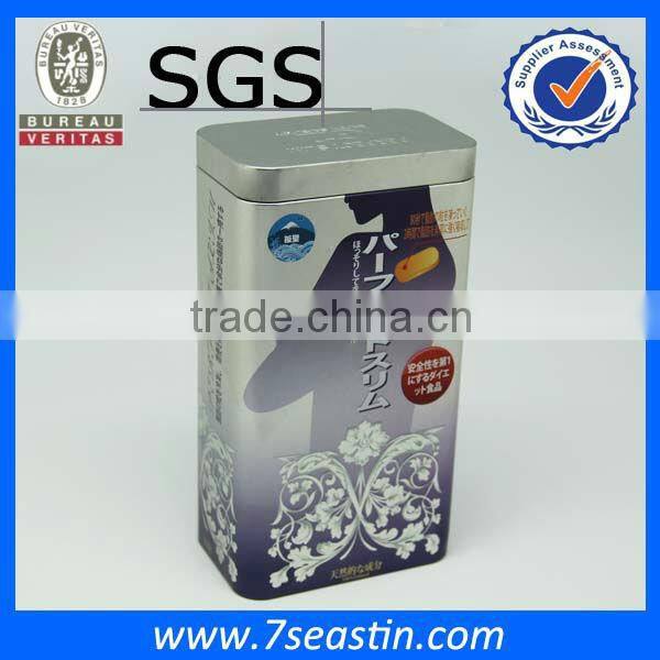 plant seeds tin box wholesale with airtight lid& health gift tin box packing