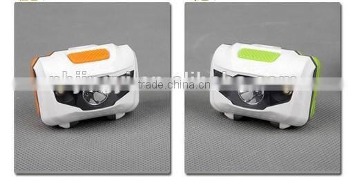 3W LED 160 lumen waterproof headlamp light for children