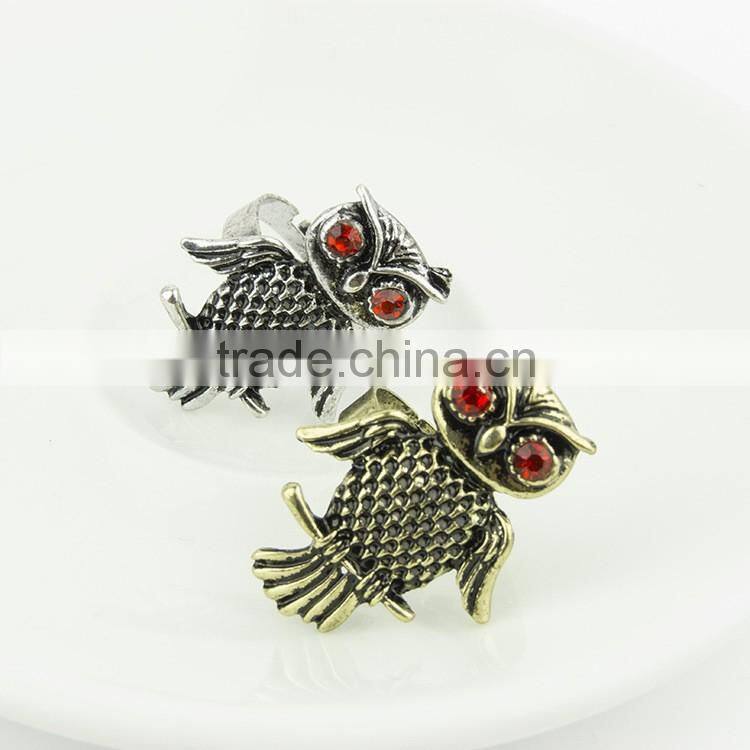 Hot fashion jewelry 2016 new owl rings