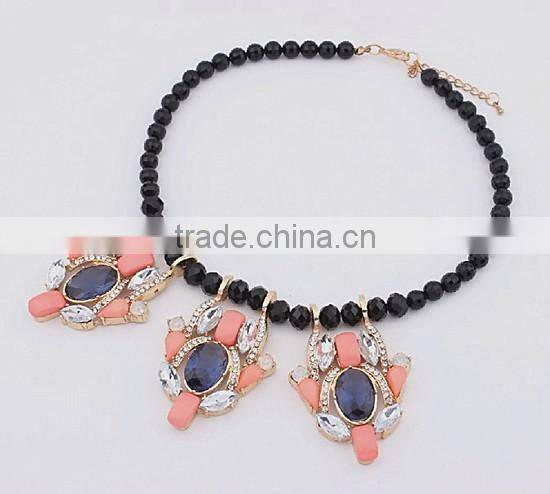 Fashion Acrylic Choker Vintage Pendant Statement Necklace Women Necklaces & Pendants Fashion Necklaces for Women 2014