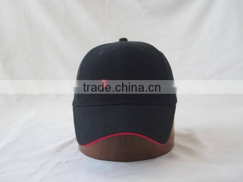 100% cotton flat embroidery curved bill baseball cap