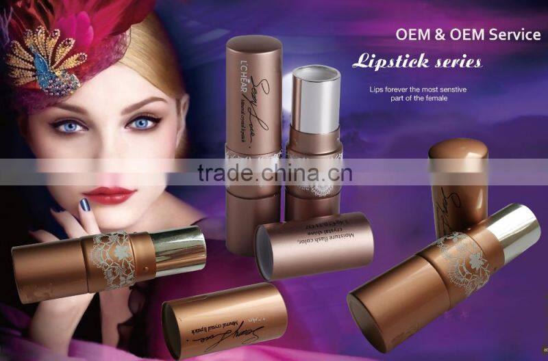 factory supplier plastic aluminum cosmetic lipstick tubes packaging
