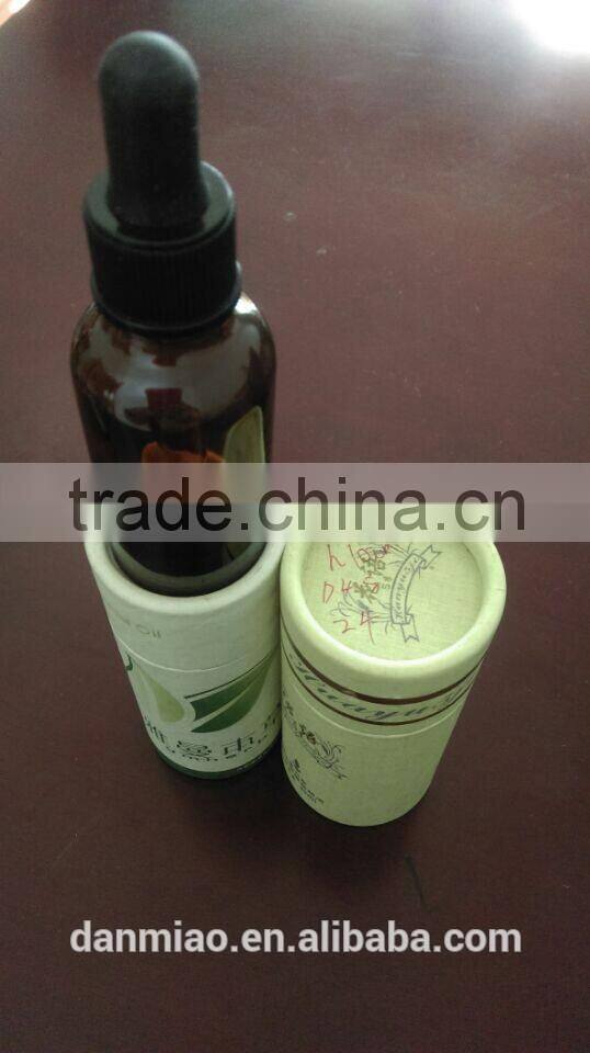 Customized paper tube for essential oil bottle