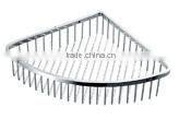 bathroom accessory/single corner basket/chrome palted stainless steel basket8031