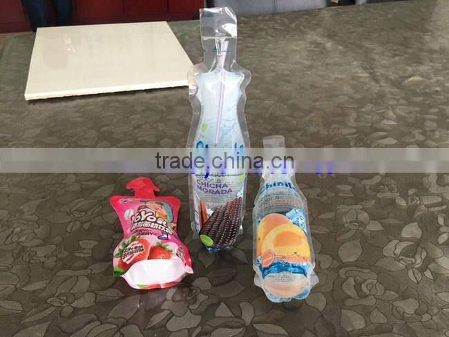 shaped pouch filling and sealing machine for grape juice