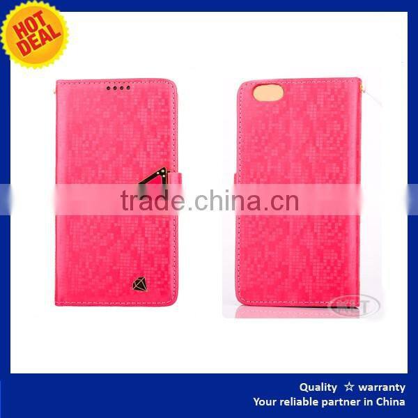 Leather leather case for zte blade a462 phone case western Classic Crystal Grain Card