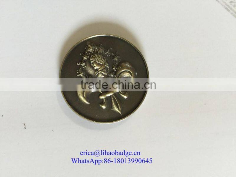 Metal Antique Gold Souvenir Coins/ Wholesale Cheap Custom Coin