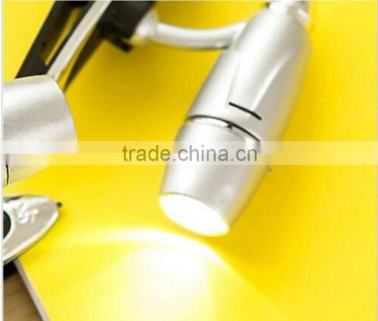 Book Reading LED Clip On Adjustable Spot Light Lamp