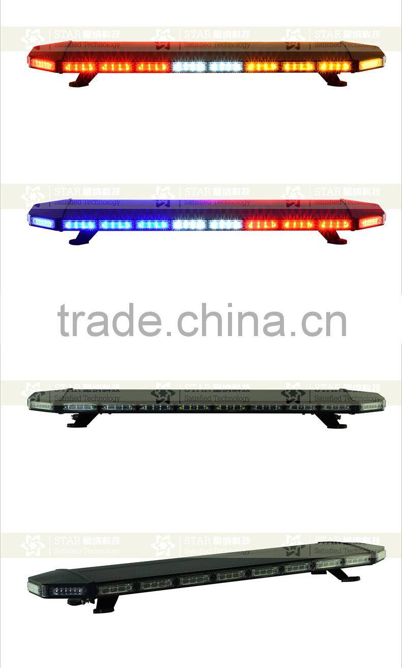 CE Rohs certificated 12V slim led lightbar led warning light TBD-6E905-1