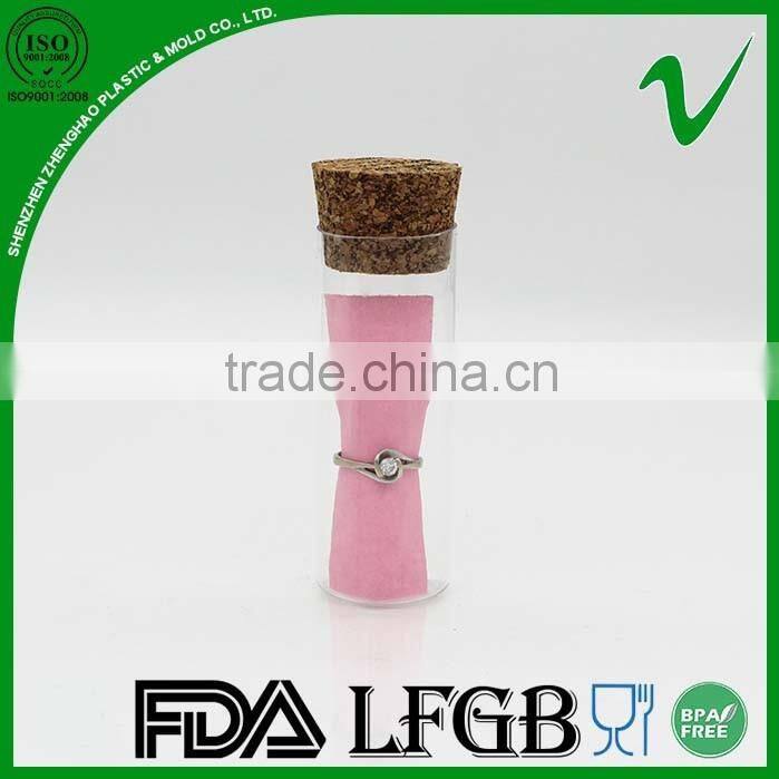 wholesale mini pet transparent plastic empty bottle for decoration packaging