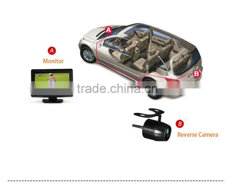 4.3 inch 5 inch TFT LCD Car Monitor / 4.3 LCD Monitor