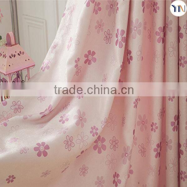 Exquisite floral jacquard blackout curtain for high-end upholstery decoration, ready curtain and blackout fabric wholesale