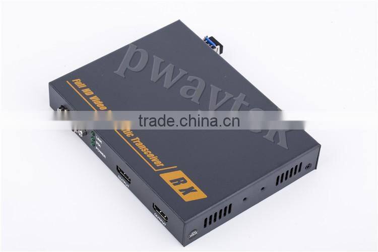 Transmits HDMI video signals up to 2km-10km fiber optic receiver in mechatronics