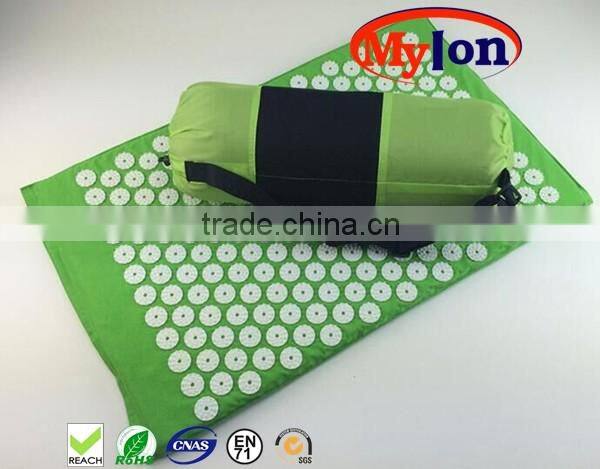 high quailty acupressure mat and pillow set combo relieve back pain