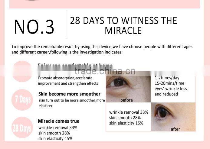 Negative ion eye wrinkle removal massager with new design