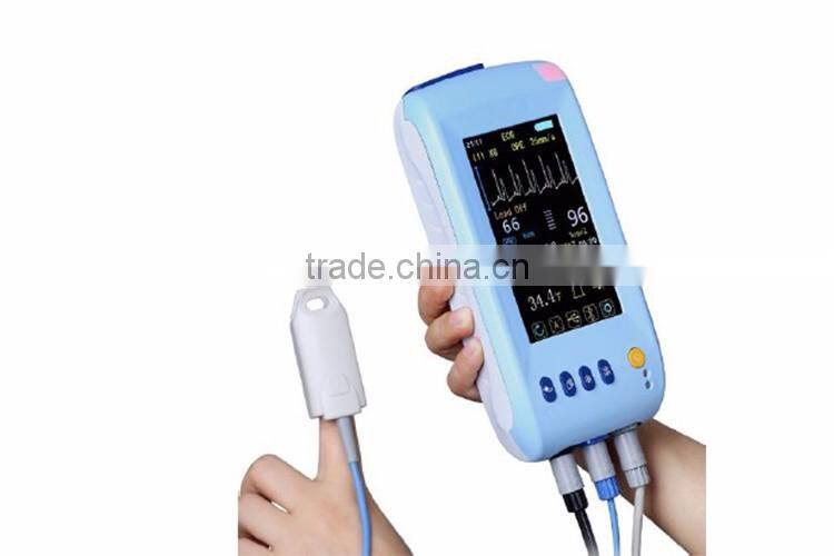 factory price!!! Touch Screen 7 Inch Handheld multi-parameter Patient Monitor RPM-8000B