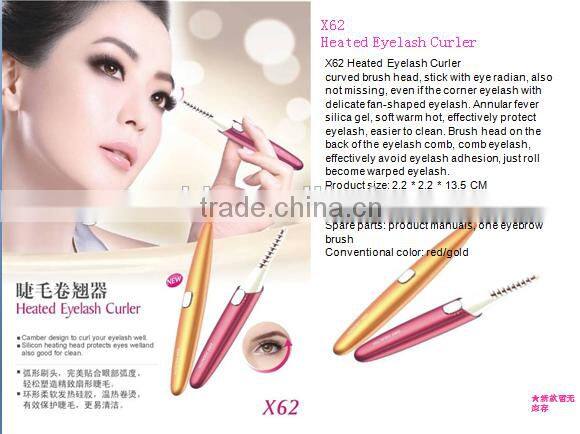 Mini heated eyelash curler electric eyelash curler