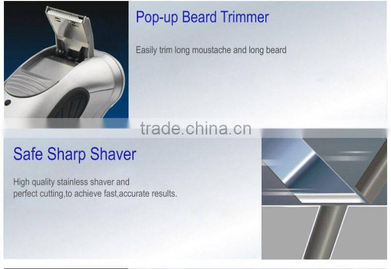 Three Independent Floating Heads Men Shaver Machine