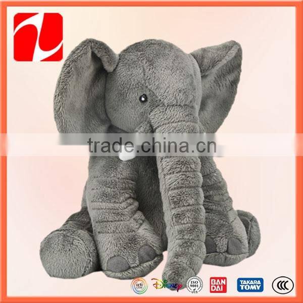 2014 animal plush toy big stuffed plush gray elephant