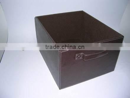 Best quality leather Storage boxes, toy storage box, shoe storage box