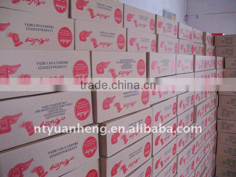 skin packing 2200g canned tomato paste hot selled in dubai