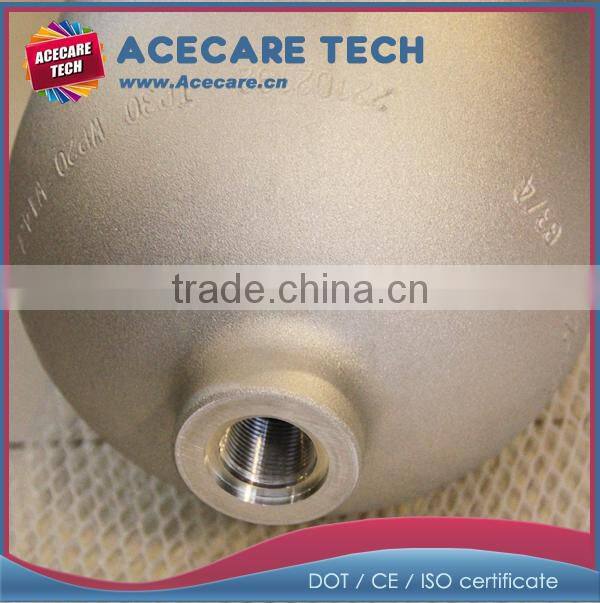12L-20MPa diving cylinder, HPA aluminum tank, aluminum gas cylinder