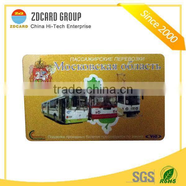 Factory support plastic rfid rewritable smart card