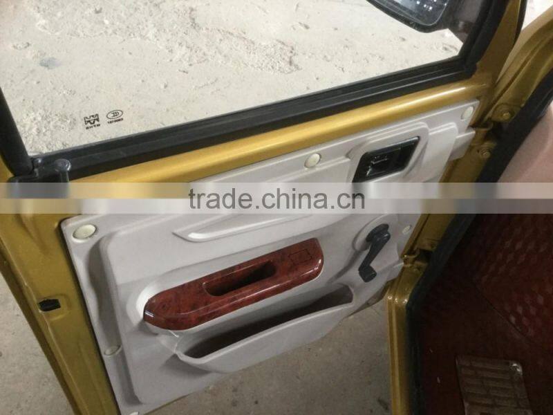 passenger use E power electric tricycle with car structure cabin