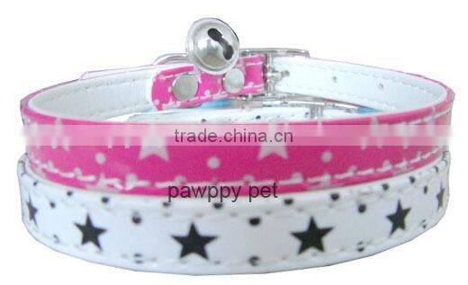 Cute Hot Sale Flower Leather Cat Adjustable Collar