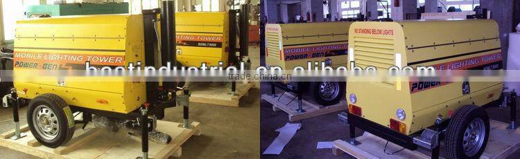 mobile light tower!!! Mast 4.8m 4*400Watt Powergen Waterproof mobile tower light
