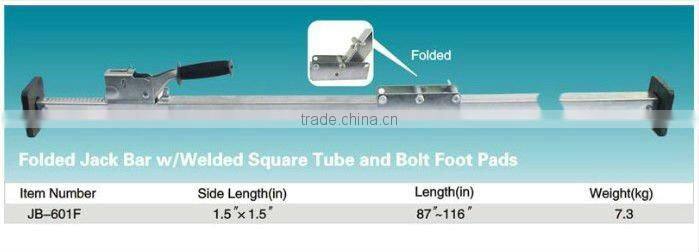 square tube steel jack bar