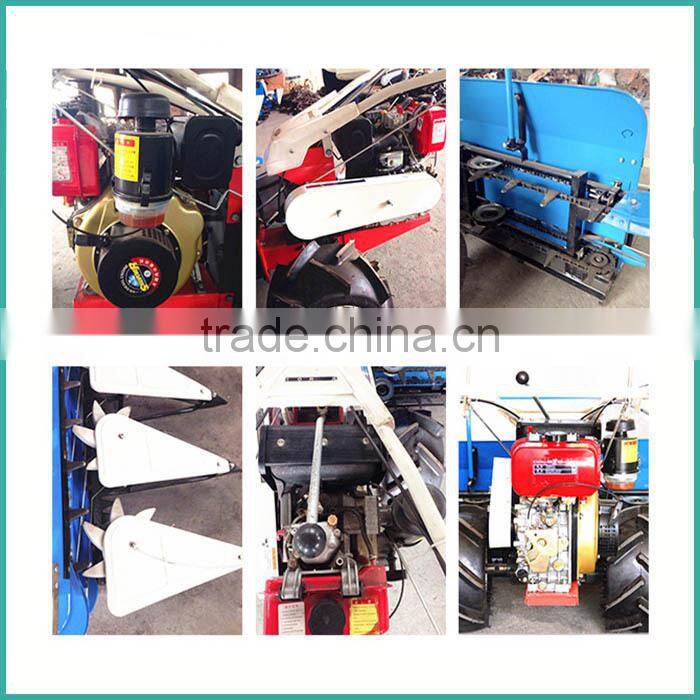 Professional Neat Harvest Rice And Wheat Mini Reaper Harvester