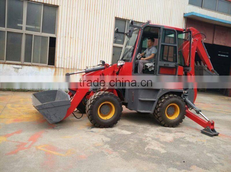 WZ30-16 new 4x4 backhoe loader for sale with quick hitch and cab AC