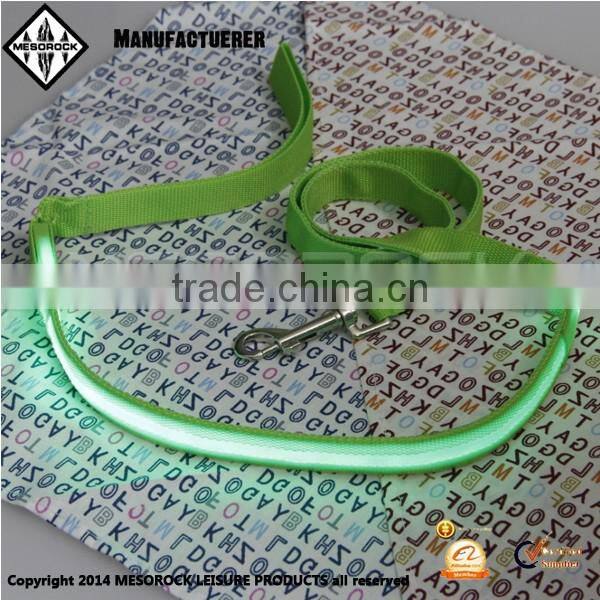 Safety led leash rope belt flashing harness led dog leash