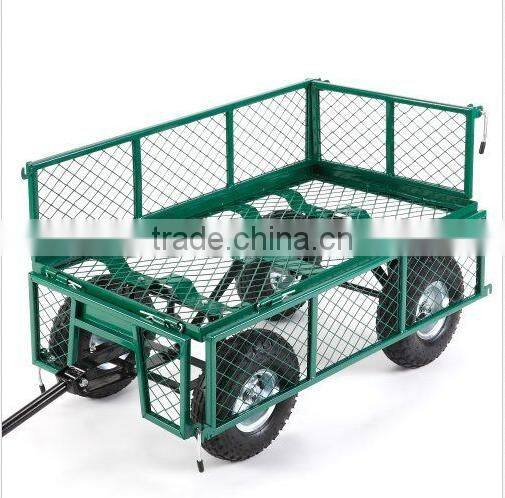 Folding Sides All-terrain Heavy Duty Garden Cart