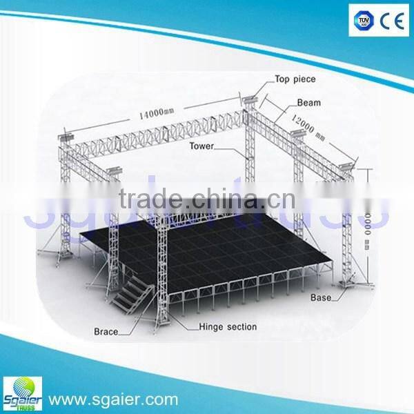 Square box truss Multi cubestruss connectortruss junctions