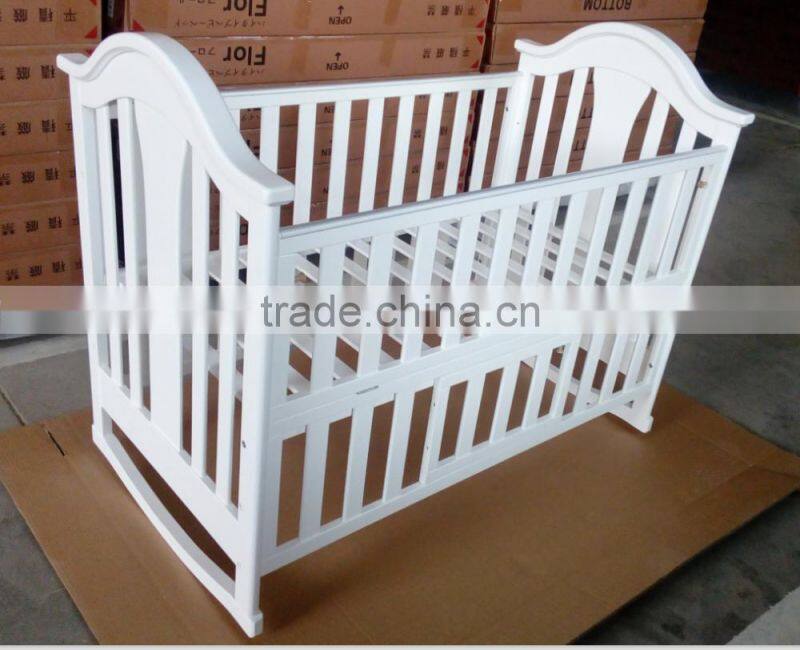 2016 popular sales multifunction baby crib