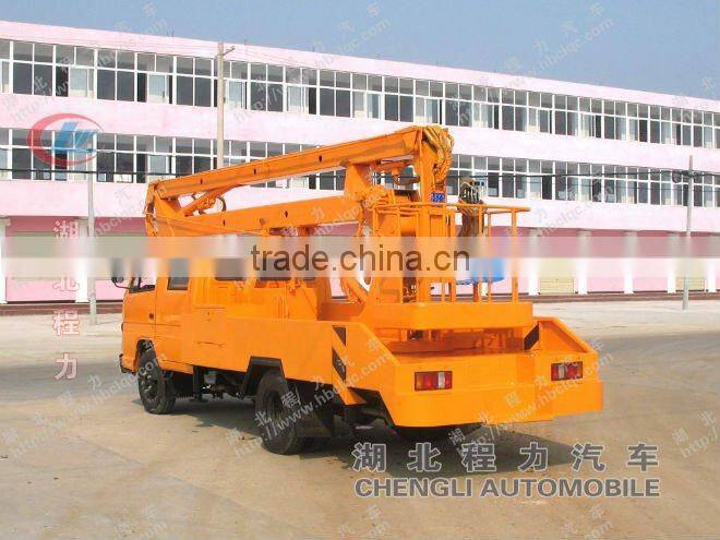 aerial platform truck with hydraulic control