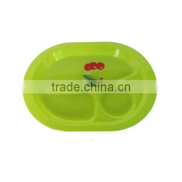 4pcs oval plate dinerware plastic picnic set