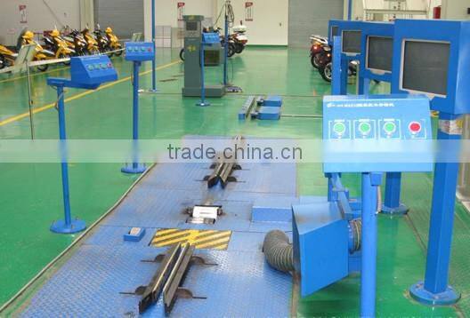 Automatic motorcycle testing machine