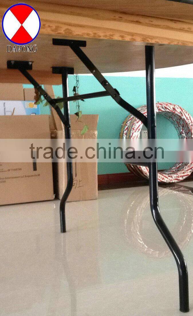 metal folding table leg MT1503,black color