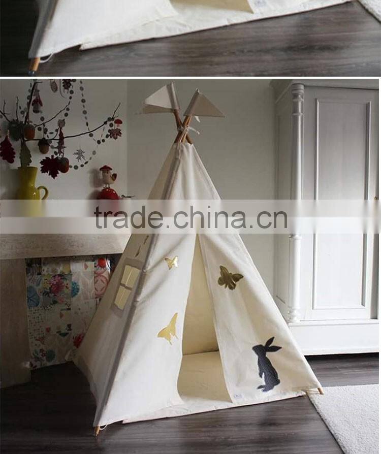 2016 New Fashion CE certified kids teepee indian tent tipi tunnel wigwam teepees for wholesale