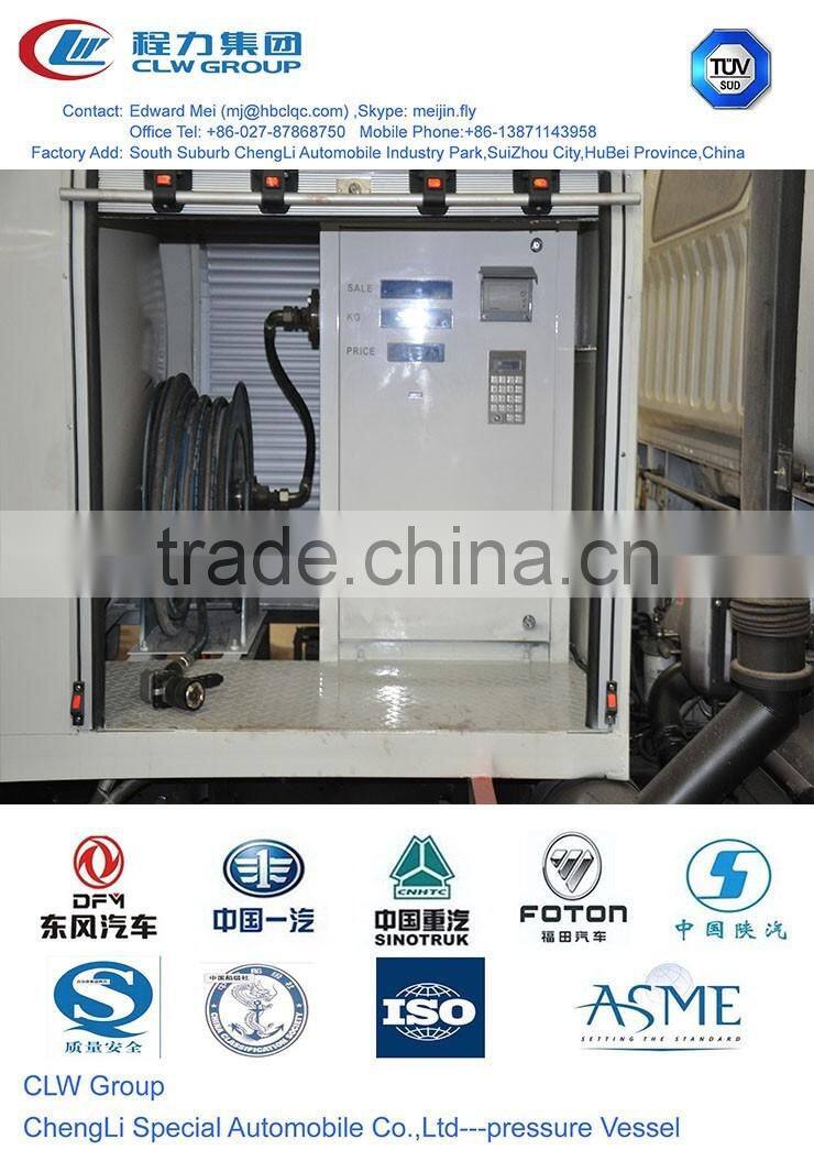 15 cbm LPG gas truck factory/ lpg gas trucck