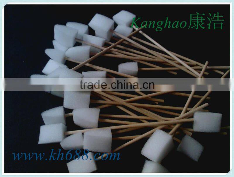 Factory directly sell dental swab,open cell polyester swab, polyther open cell oralswb, dental supplier