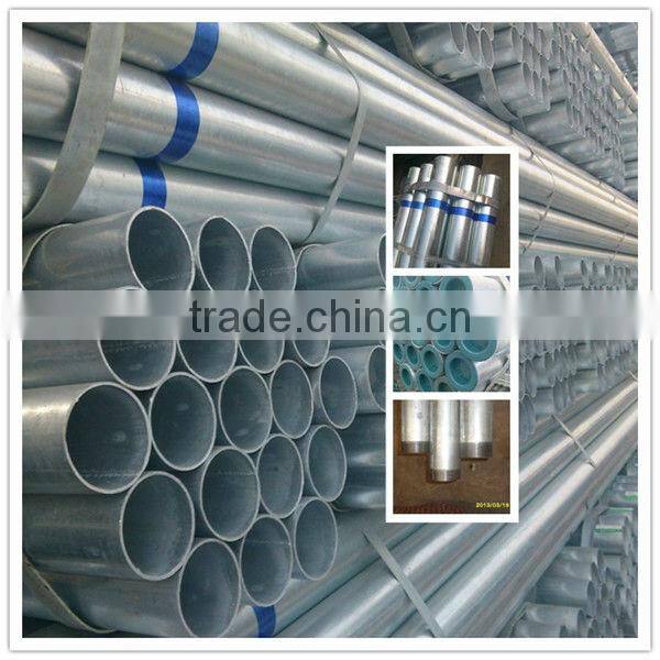 Galvanized Steel Tubes Threaded 3 inch