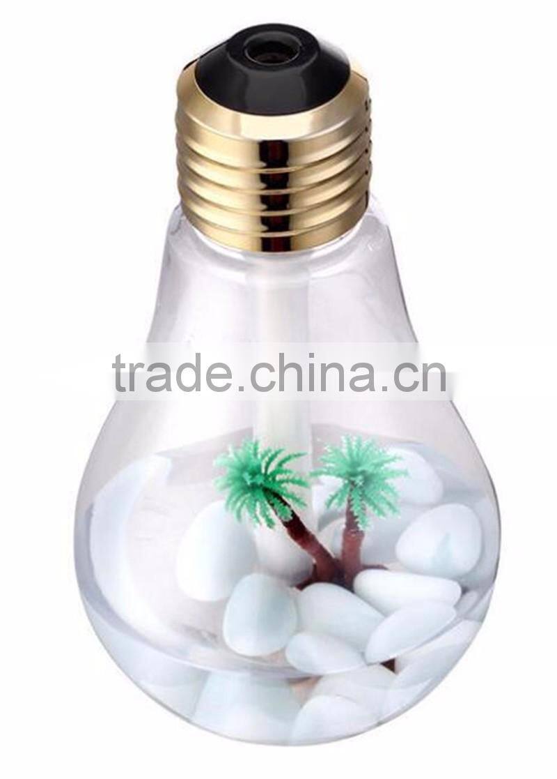 bulb humidifier 2016 Newest Mini humidifier night lights humidifier Colorful bulbs humidifier