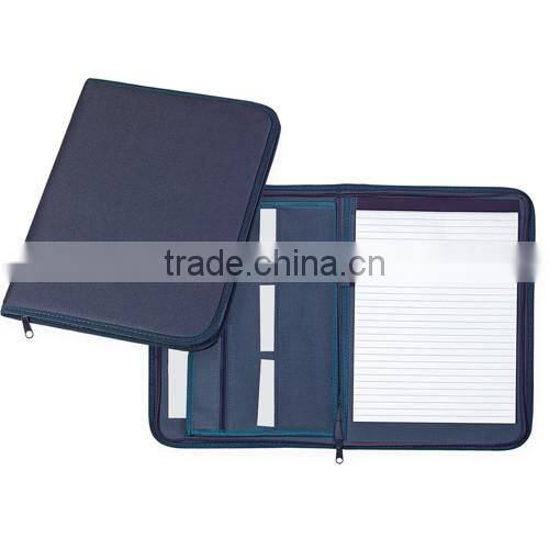 Multi pockets ducument folder with block-notes